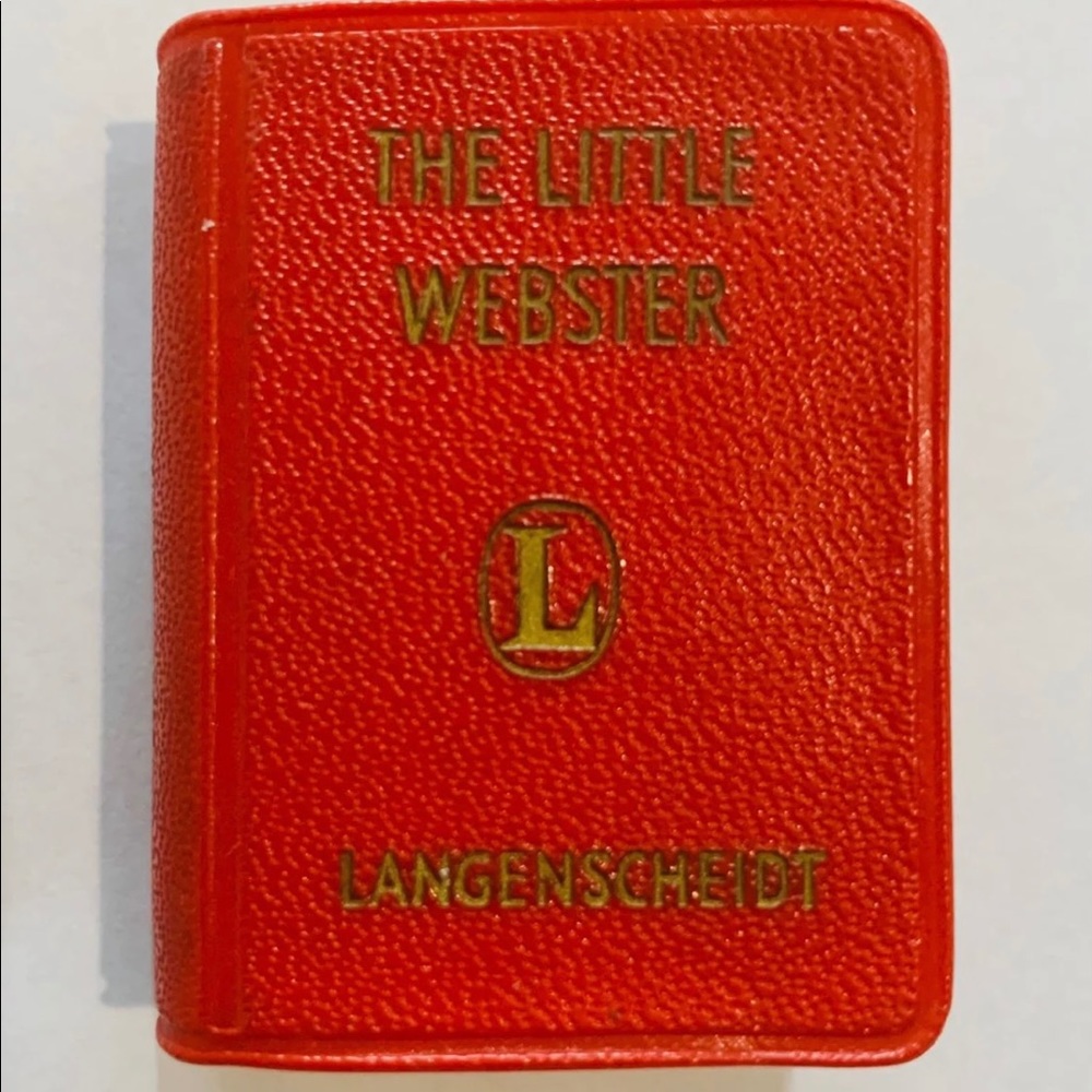 The Little Webster Mini Dictionary L-75.